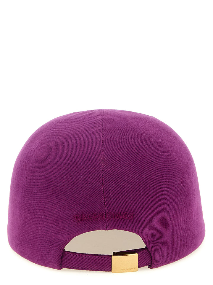 Balenciaga Cotton Drill Hat Hats - Purple | aaa223e46e78e137811bf6c053289b90b36f46ec