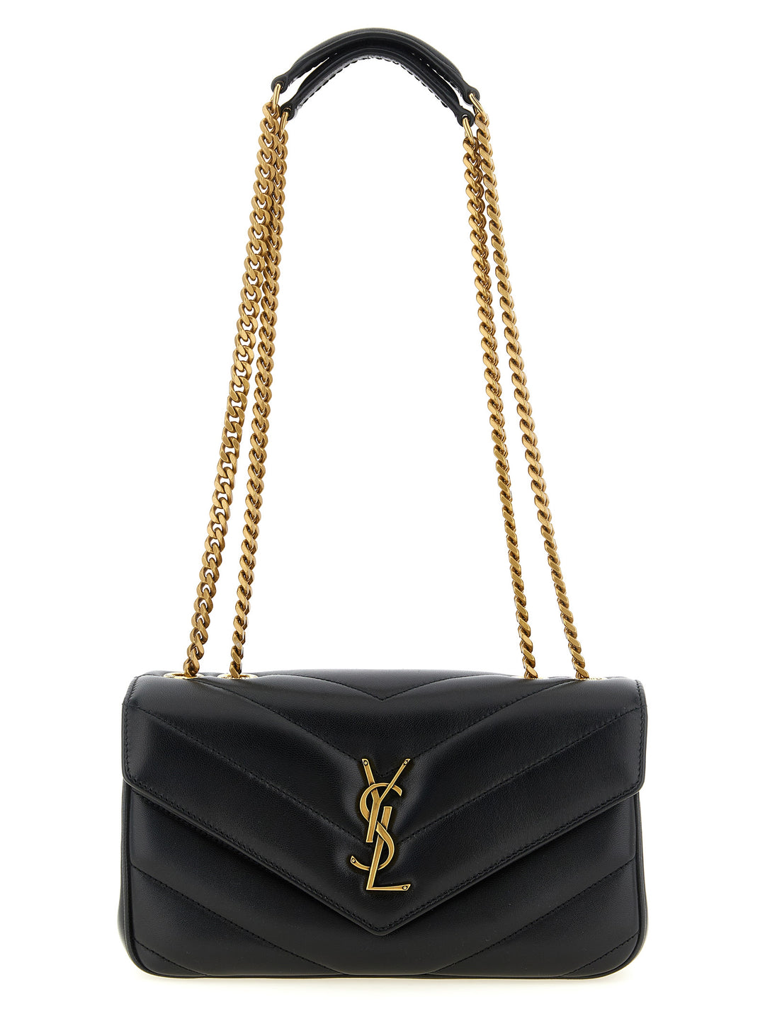 Saint Laurent Loulou Shoulder Bags - Black | 4a894a472e70d0ba1485d0297226f5c59bd5c93a