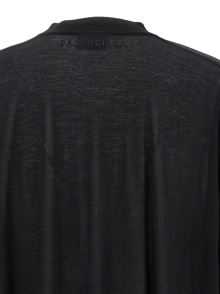 Balenciaga Short Train T-shirt - Black | b4658422aadae8fd7d357d82067ac67fdb2d2e57
