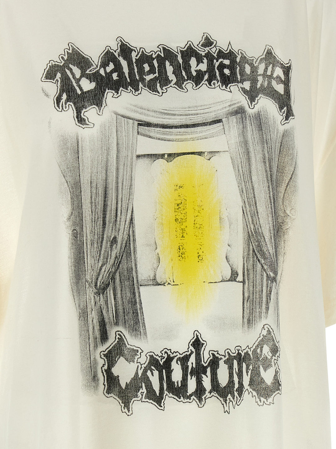Balenciaga Shaped Salon De Couture T-shirt - White | 79c35073acc409e4232a2e5dded45cb772d3cdae