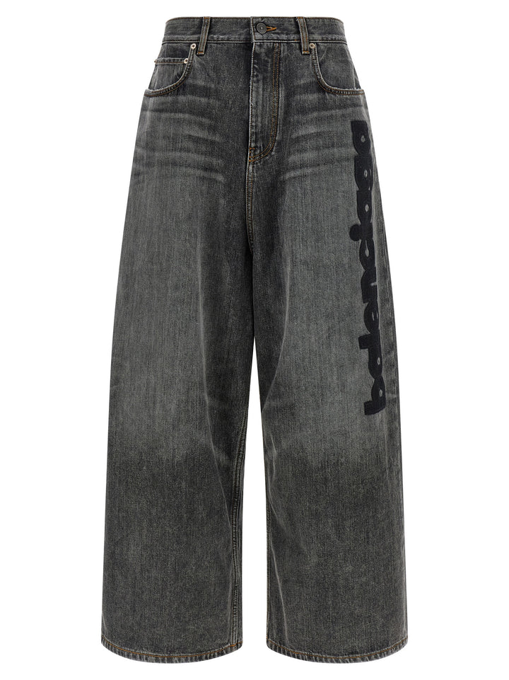Balenciaga Low Crotch Baggy Jeans - Gray | 493f064abe94c166d443266fb15d3ce9277c3f71