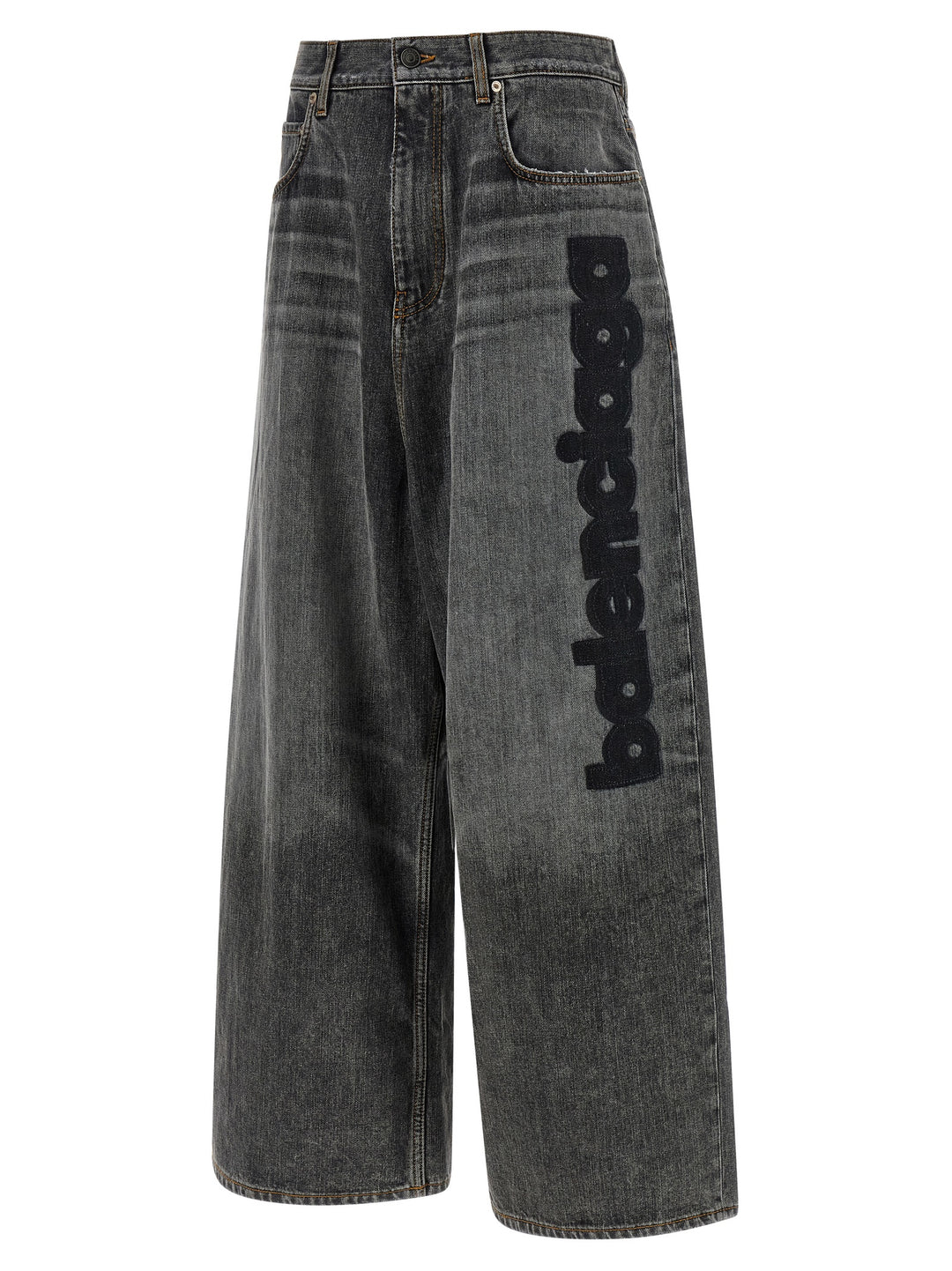 Balenciaga Low Crotch Baggy Jeans - Gray | 75b2bc77d95f951d721810927f4bbfac90b21744