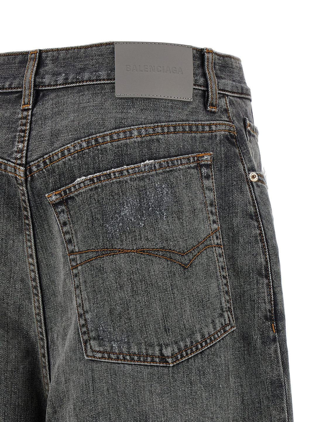Balenciaga Low Crotch Baggy Jeans - Gray | e7a6c06ae8bd4cca08b752752ffc785cea85e3fc