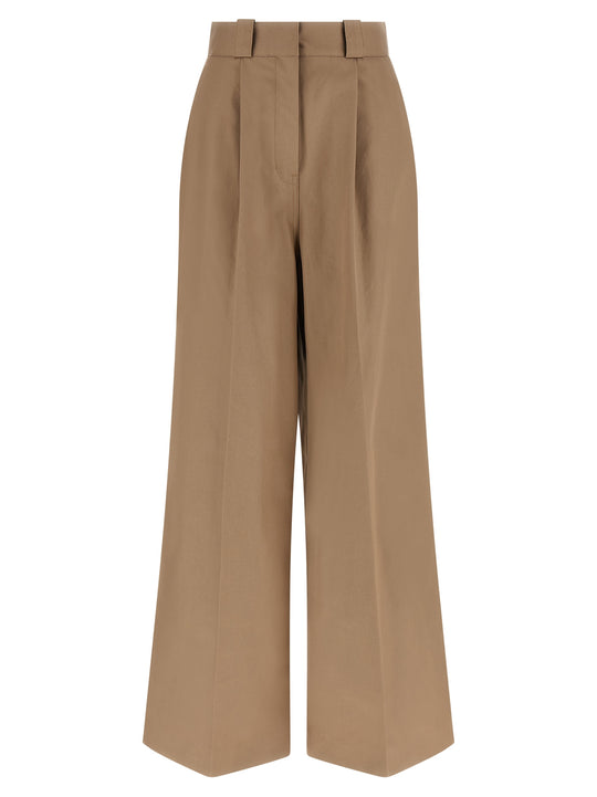 High Waist Pants Beige