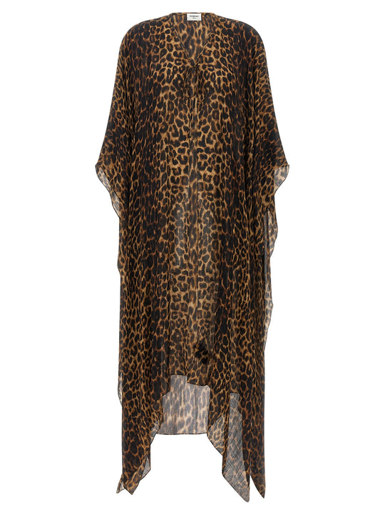 Caftnao Animalier Capes Brown