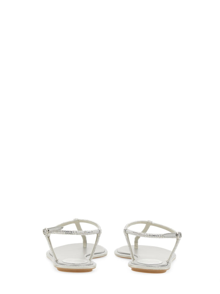 Rene Caovilla Flat Shoes - Silver | 6b93aae45257840e56c2b366101a00c157d1d1d1