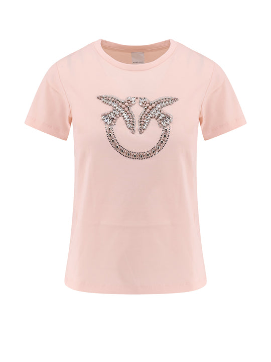 Quentin T-Shirt With Love Birds Embroidery