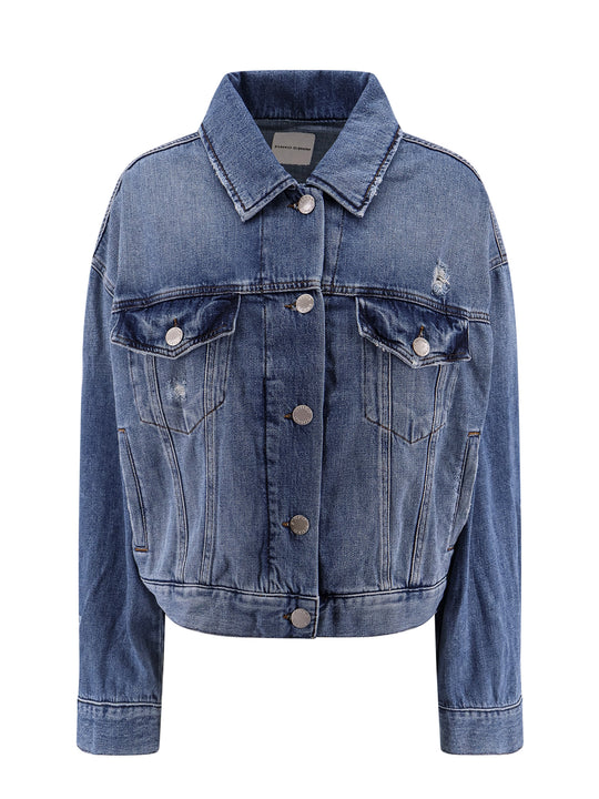 Gaborone Crop Fit Denim Jacket