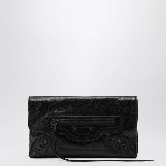 Clutch Le City In Black Arena Lambskin Leather