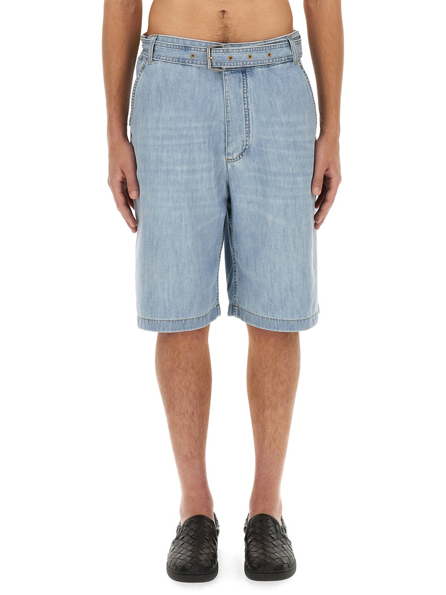 Bottega Veneta Shorts - Denim | 9a4ee2327f35a94fa168dc74c846d11554bfe46c