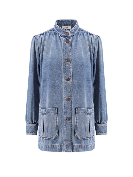 Organic Denim Shirt/Jacket