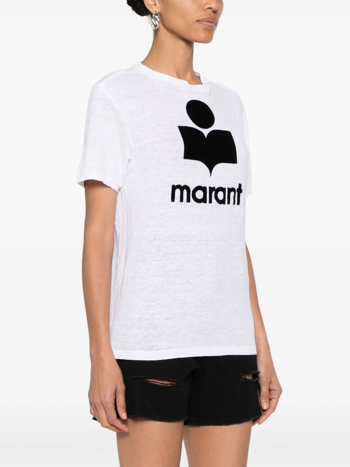 Marant ÉToile T-shirts - White | 491ee823ecbf4c4f22087b824bd8cf3ba8cc153f