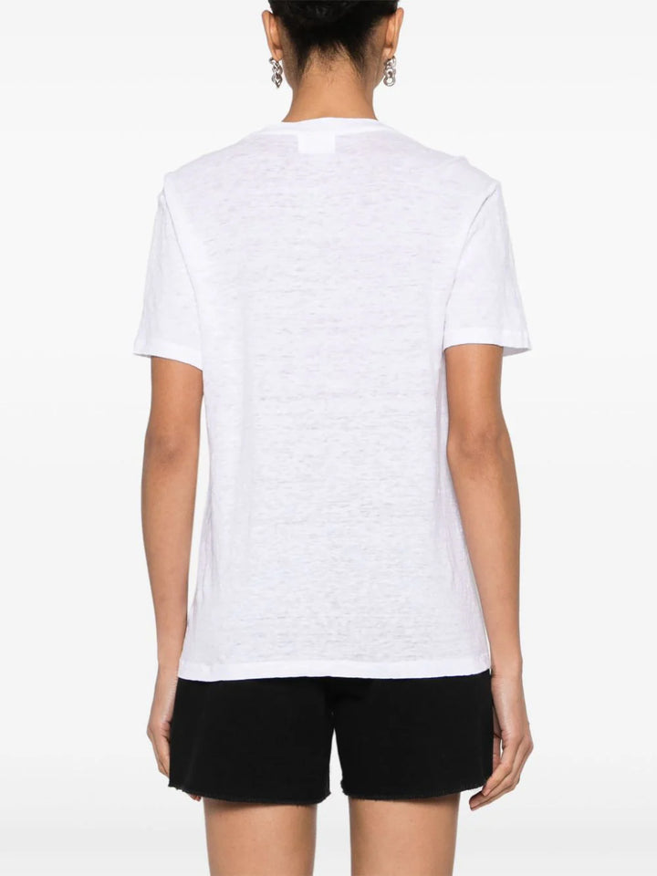 Marant ÉToile T-shirts - White | 7245fead2406f8cc4c6bc0cd22d3990c74f61ea9