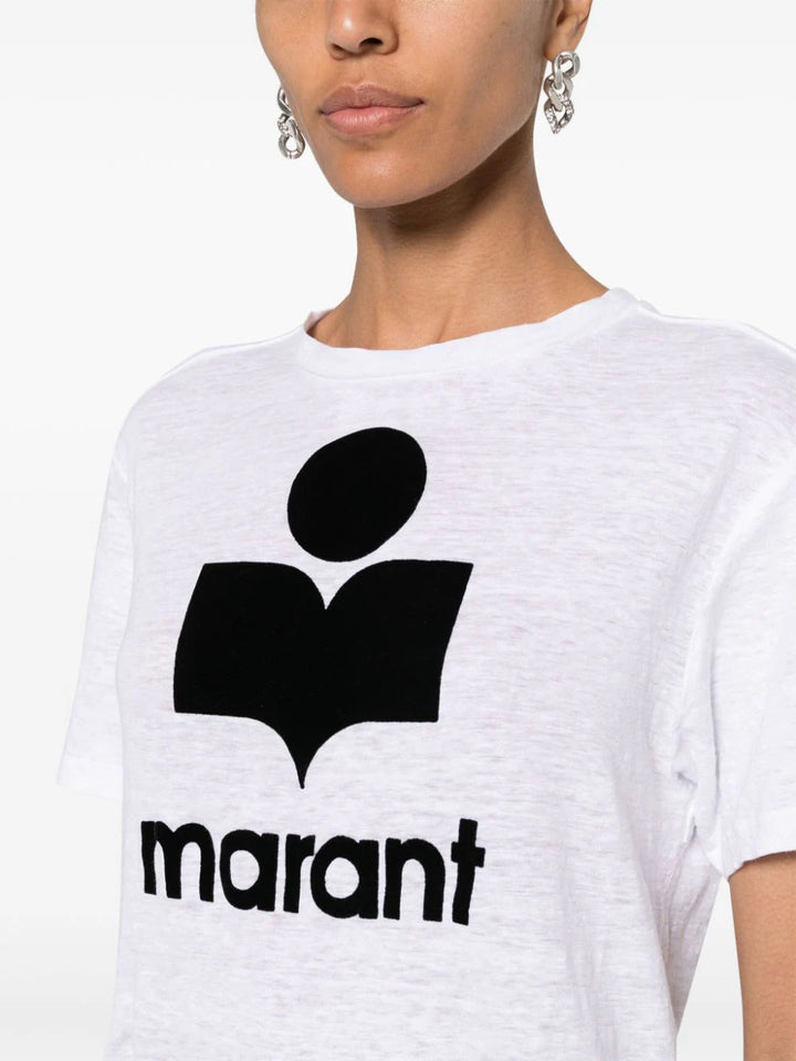 Marant ÉToile T-shirts - White | 776a98146c5cdca7fe5826974d057d5d4110dd47