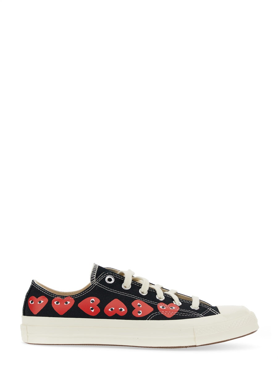 Comme Des Garçon Play x Converse Sneakers - Black | Wanan Luxury