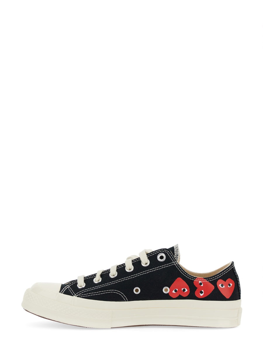 Comme Des Garçon Play x Converse Sneakers - Black | Wanan Luxury