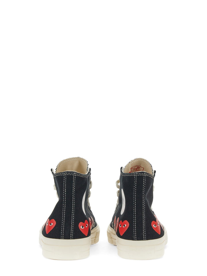 Comme Des Garçon Play x Converse Sneakers - Black | Wanan Luxury