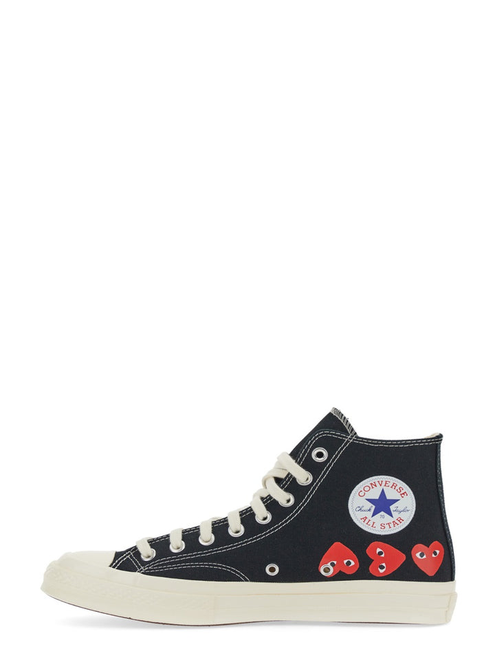Comme Des Garçon Play x Converse Sneakers - Black | Wanan Luxury