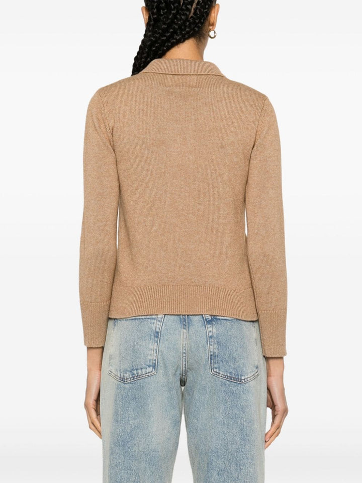 Marant ÉToile Polo neck - Brown | e876c08e84ae105e3902ceabf7bcd1f0967c550f