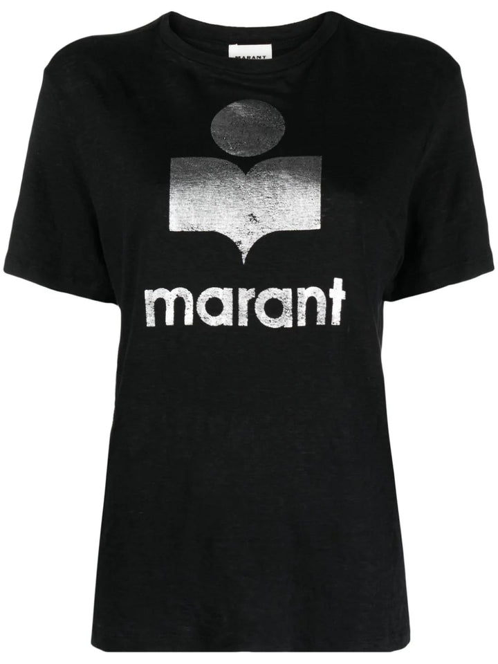 Marant ÉToile T-shirts - Black | 639fe027e8a829a0a13c263884f6faa6747d7d62