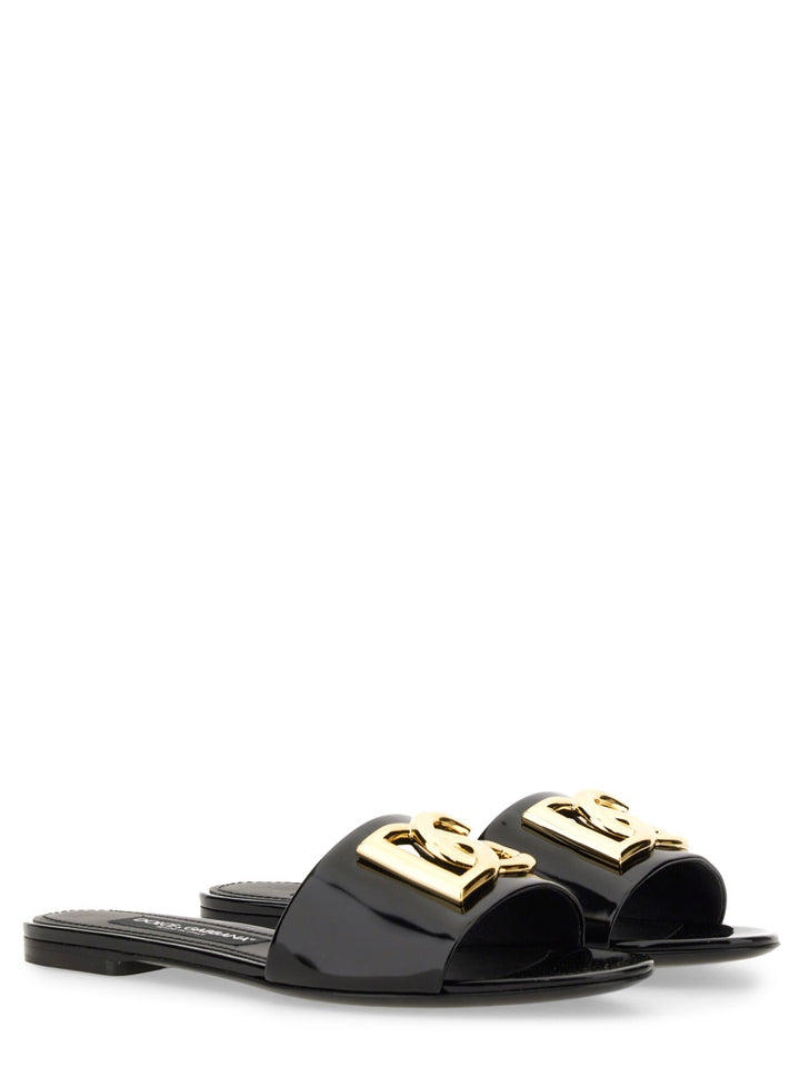 Dolce & Gabbana Sandals - Black | Wanan Luxury