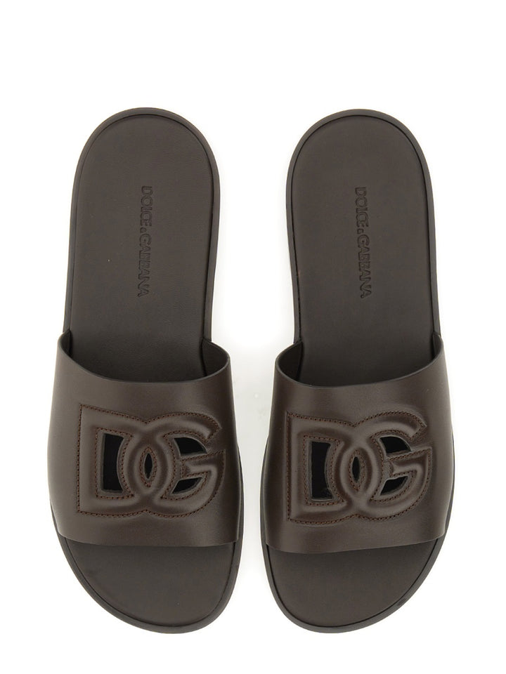 Dolce & Gabbana Sandals - Brown | Wanan Luxury