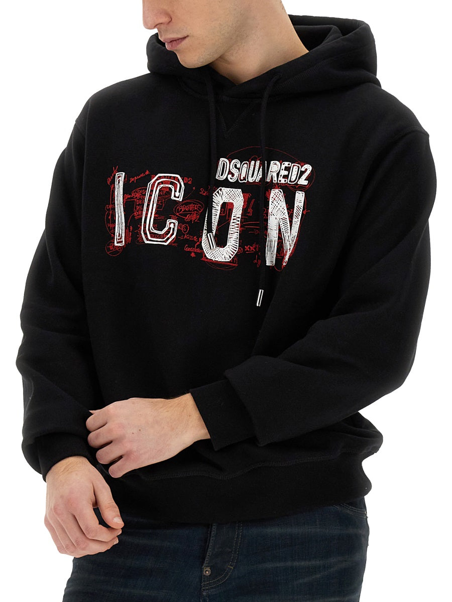 Dsquared2 Sweatshirts - Black | Wanan Luxury