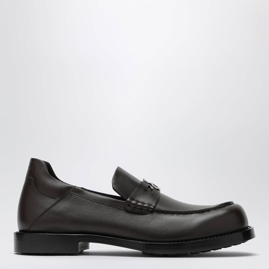 Comfy Loafers In Mocha Leather