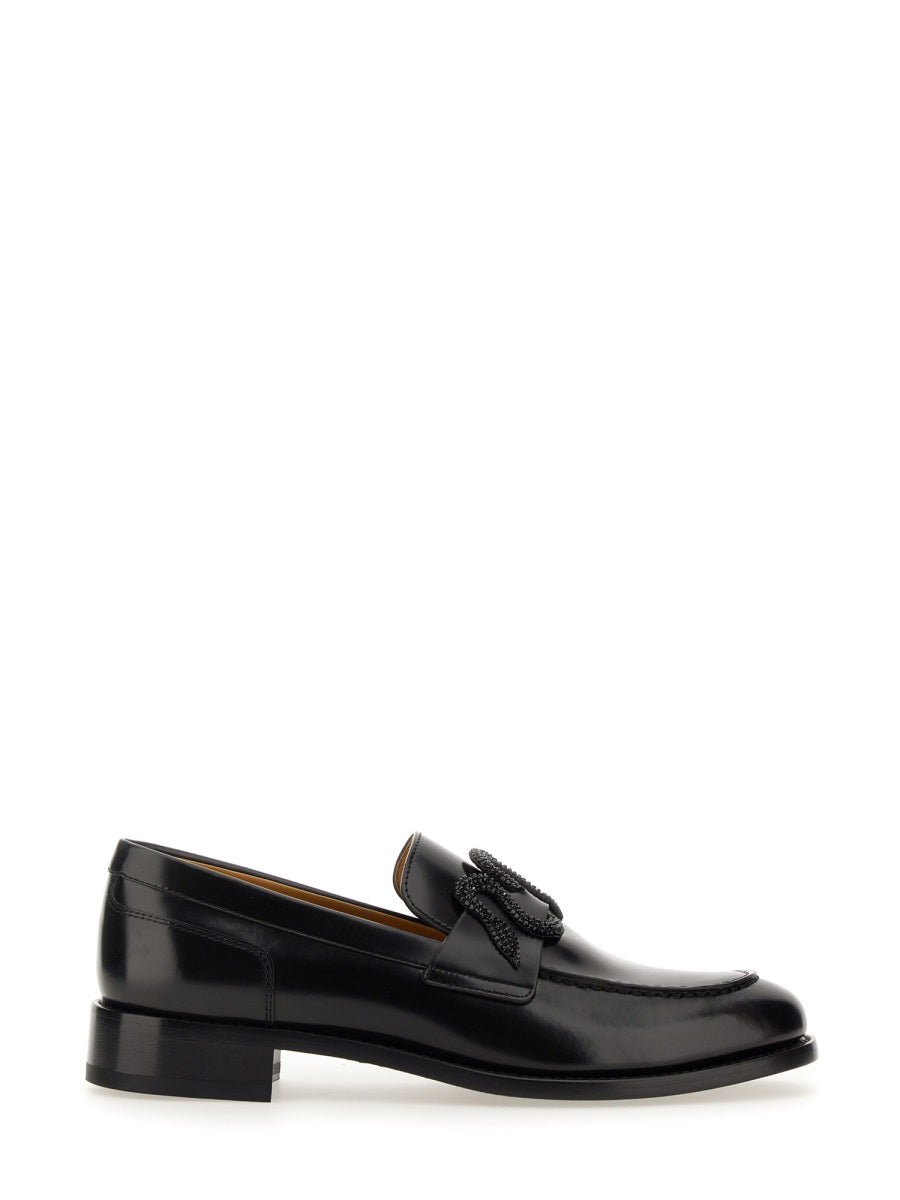 René Caovilla Loafers - Black | Wanan Luxury
