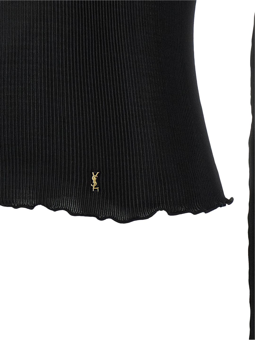 Saint Laurent Cassandre Tops - Black | 842742a273461f740016639756fd922de8fa02c9