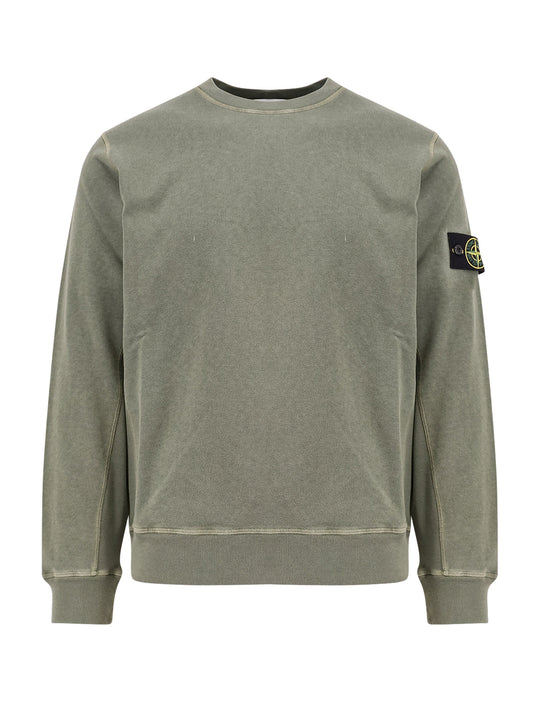 Cotton Sweatshirt With Iconic Patch