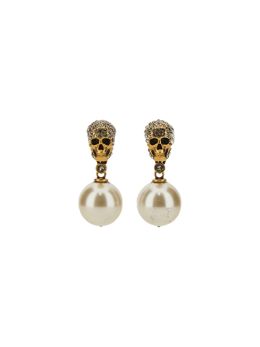 Alexander McQueen Earrings - Gold | Wanan Luxury