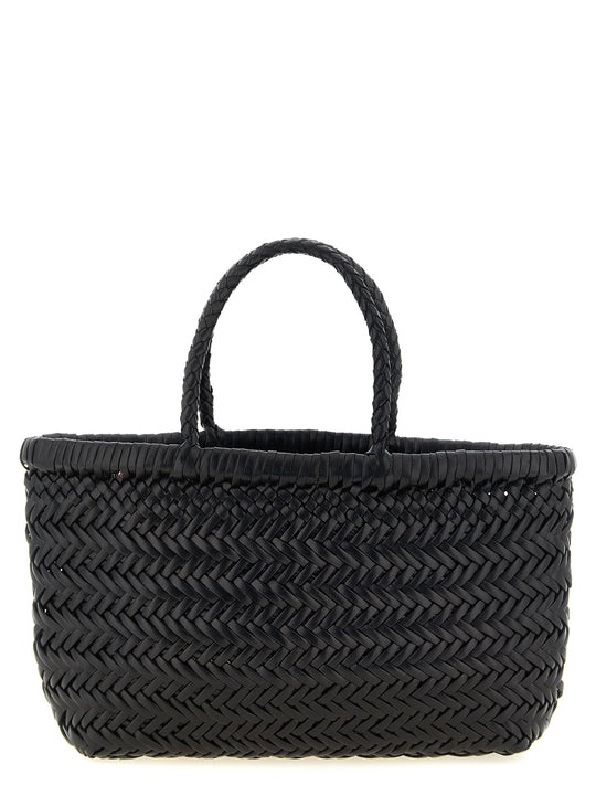 Flat Gora Hand Bags Black