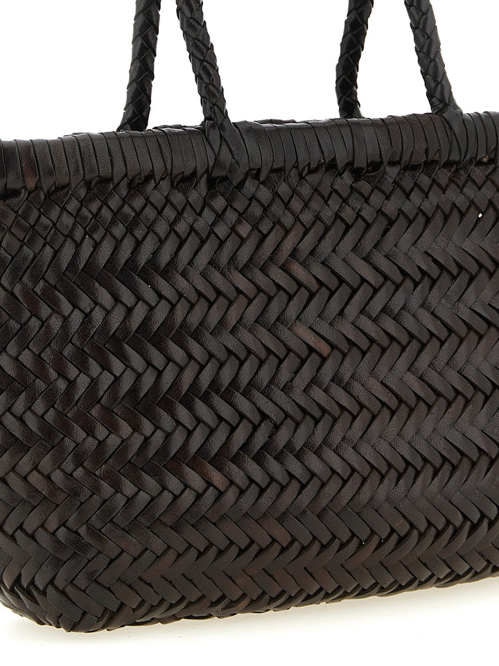 Dragon Diffusion Flat Gora Hand Bags - Brown | 072921acd8cc5dee86262d52812772580d50e694