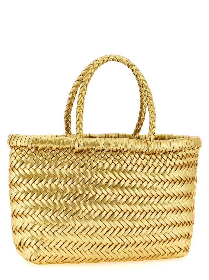 Dragon Diffusion Flat Gora Hand Bags - Gold | 9fc67768dd0adc4e78afbe640674c660ef62f04e