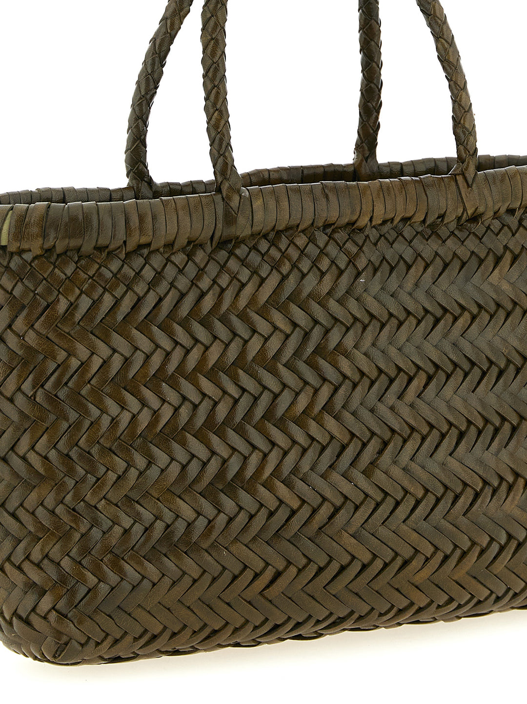 Dragon Diffusion Flat Gora Hand Bags - Green | 27256fb33493004bc84fc94847a45c97310c7476