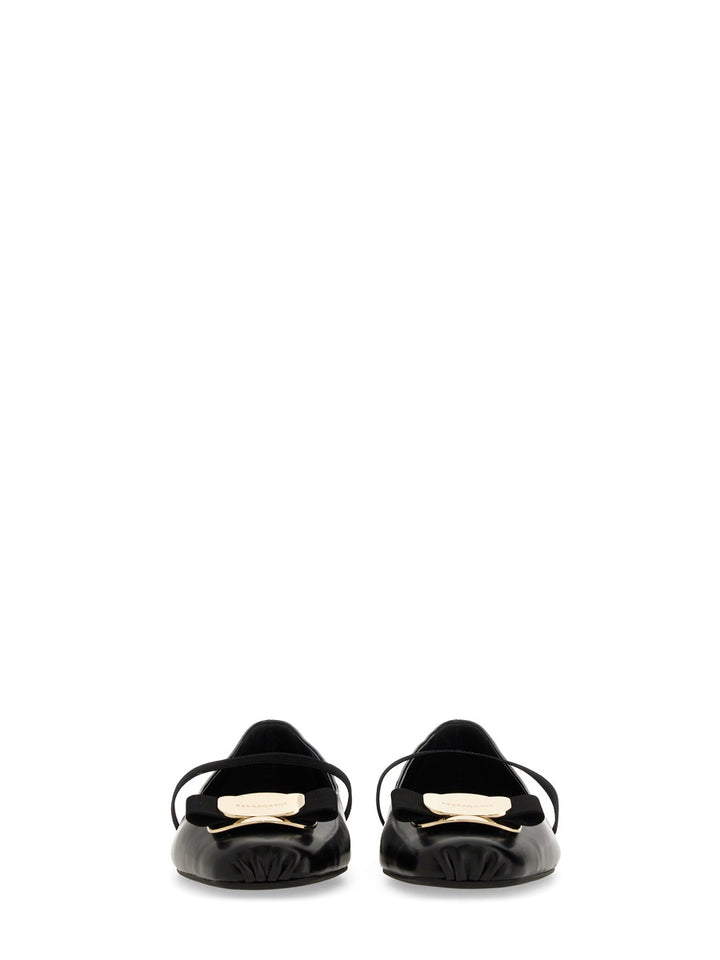 Ferragamo Flat Shoes - Black | Wanan Luxury