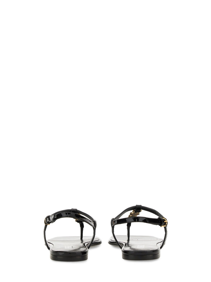 Versace Flat Shoes - Black | Wanan Luxury