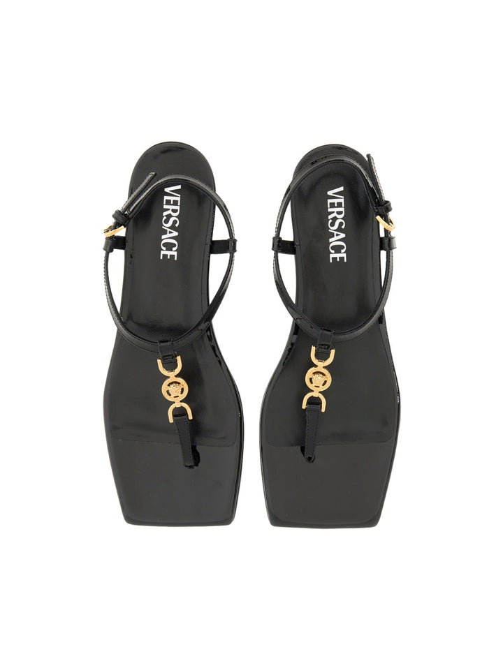 Versace Flat Shoes - Black | Wanan Luxury