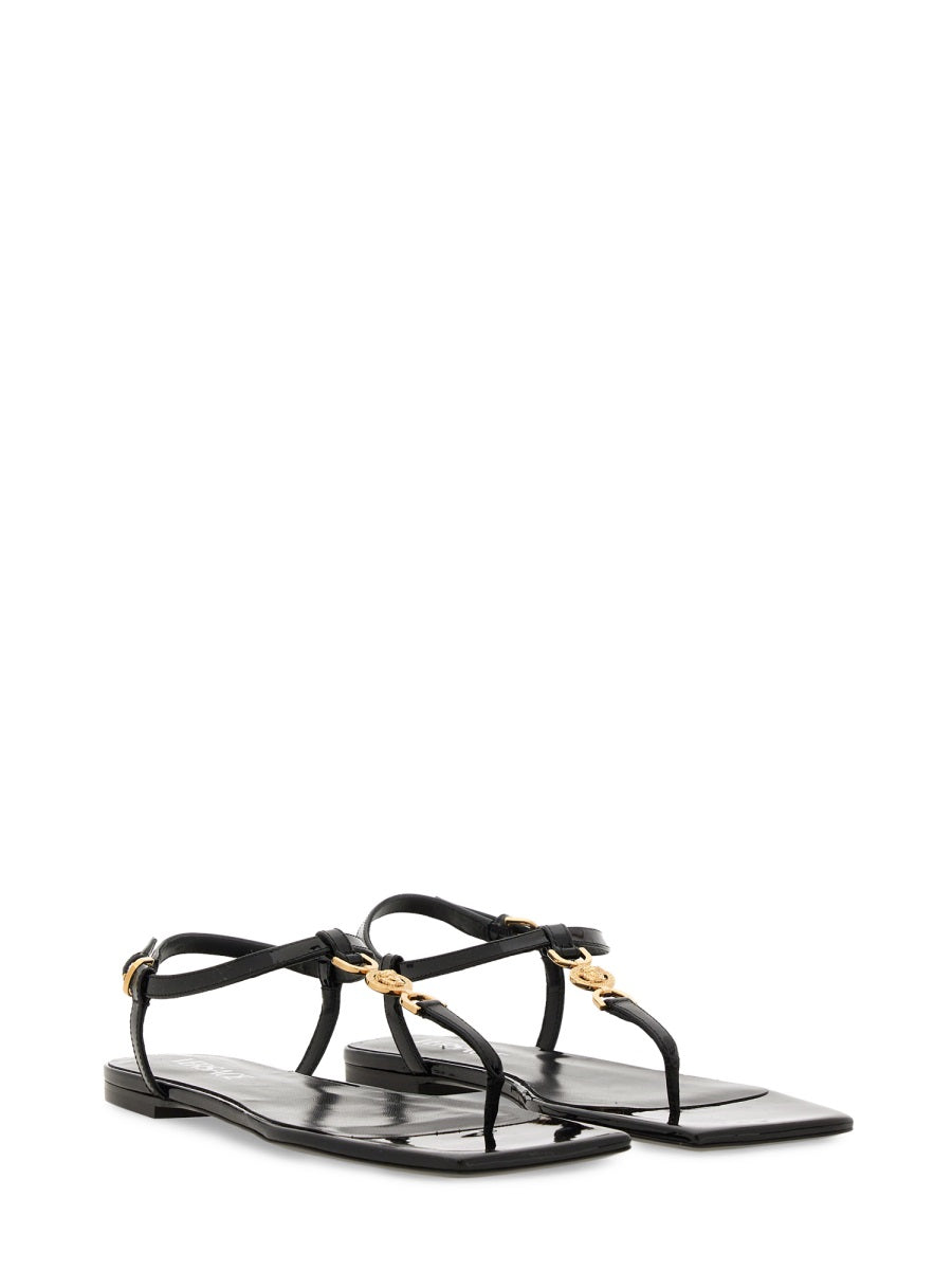 Versace Flat Shoes - Black | Wanan Luxury