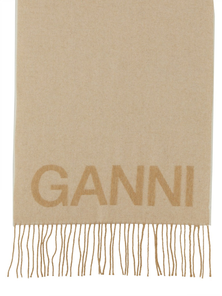 Ganni Scarves & Gloves - Ivory | 8d8214e06915f81c3dddea2d6d3c07251a3722bd