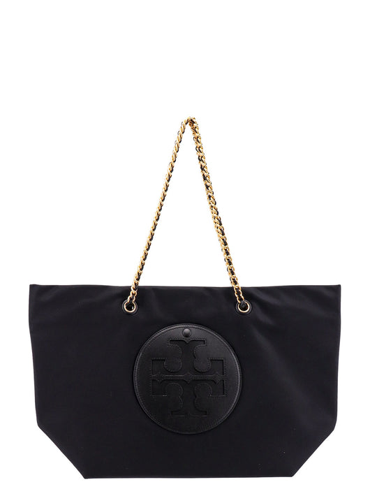 Nylon Shoulder Bag With Frontal Logo