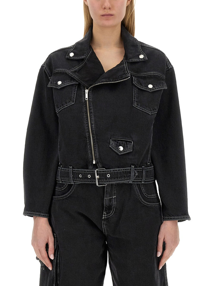 Moschino Jeans Jackets - Black | Wanan Luxury