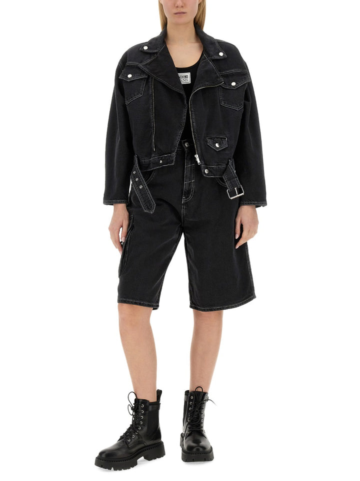 Moschino Jeans Jackets - Black | Wanan Luxury