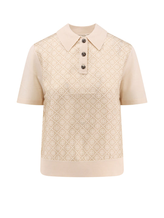 Wool And Silk Polo Shirt