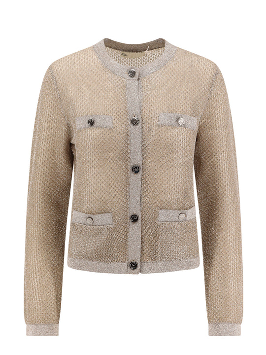 Kendra Starlight Titanium Mesh Cardigan