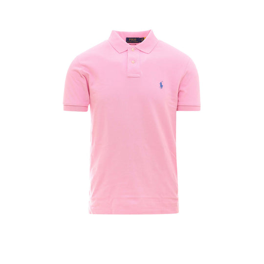 Cotton Polo Shirt With Embroidered Logo
