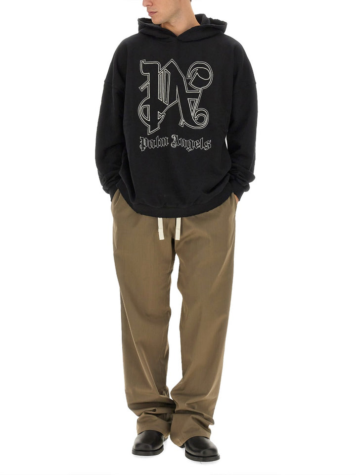 Palm Angels Sweatshirts - Black | Wanan Luxury