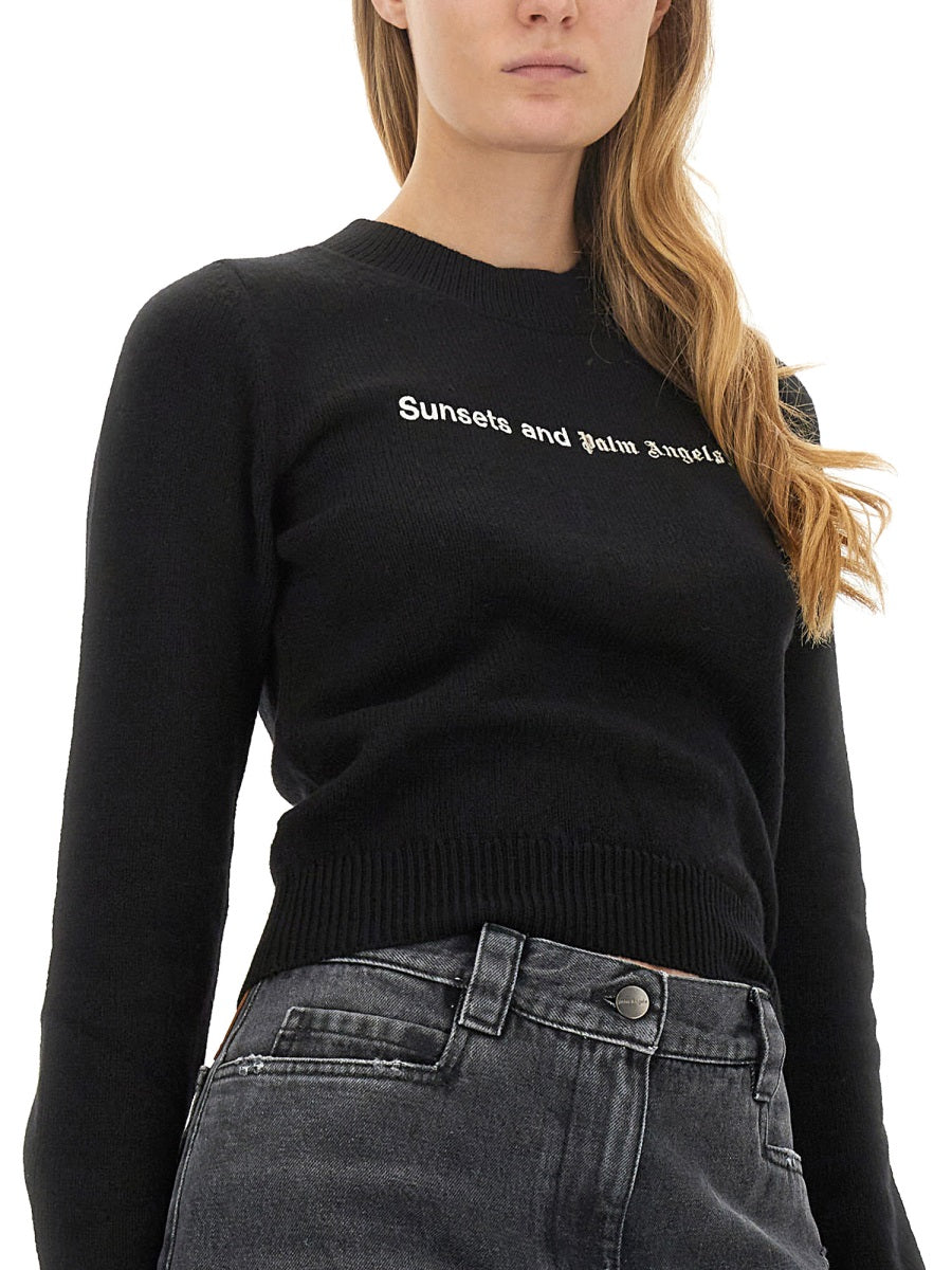 Palm Angels Sweaters - Black | Wanan Luxury