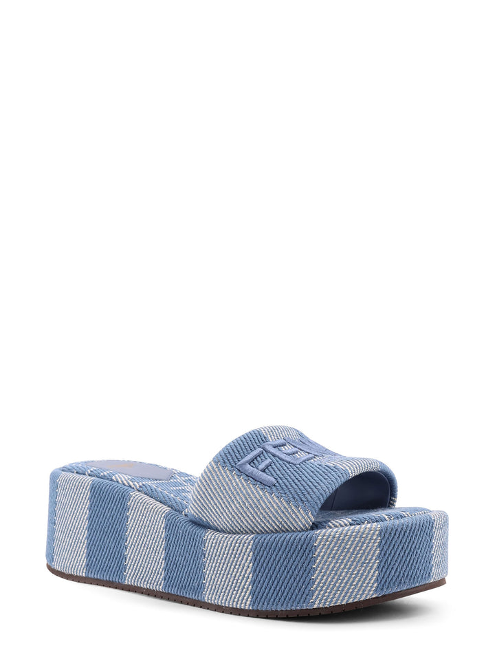 Fendi Sandals - Blue and green | ede65725fa1855e61c1ed73d7993dc829927c702